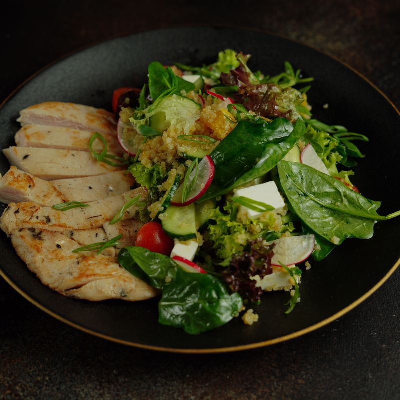 Horiatiki-Inspired Chicken Salad with Feta and Oregano