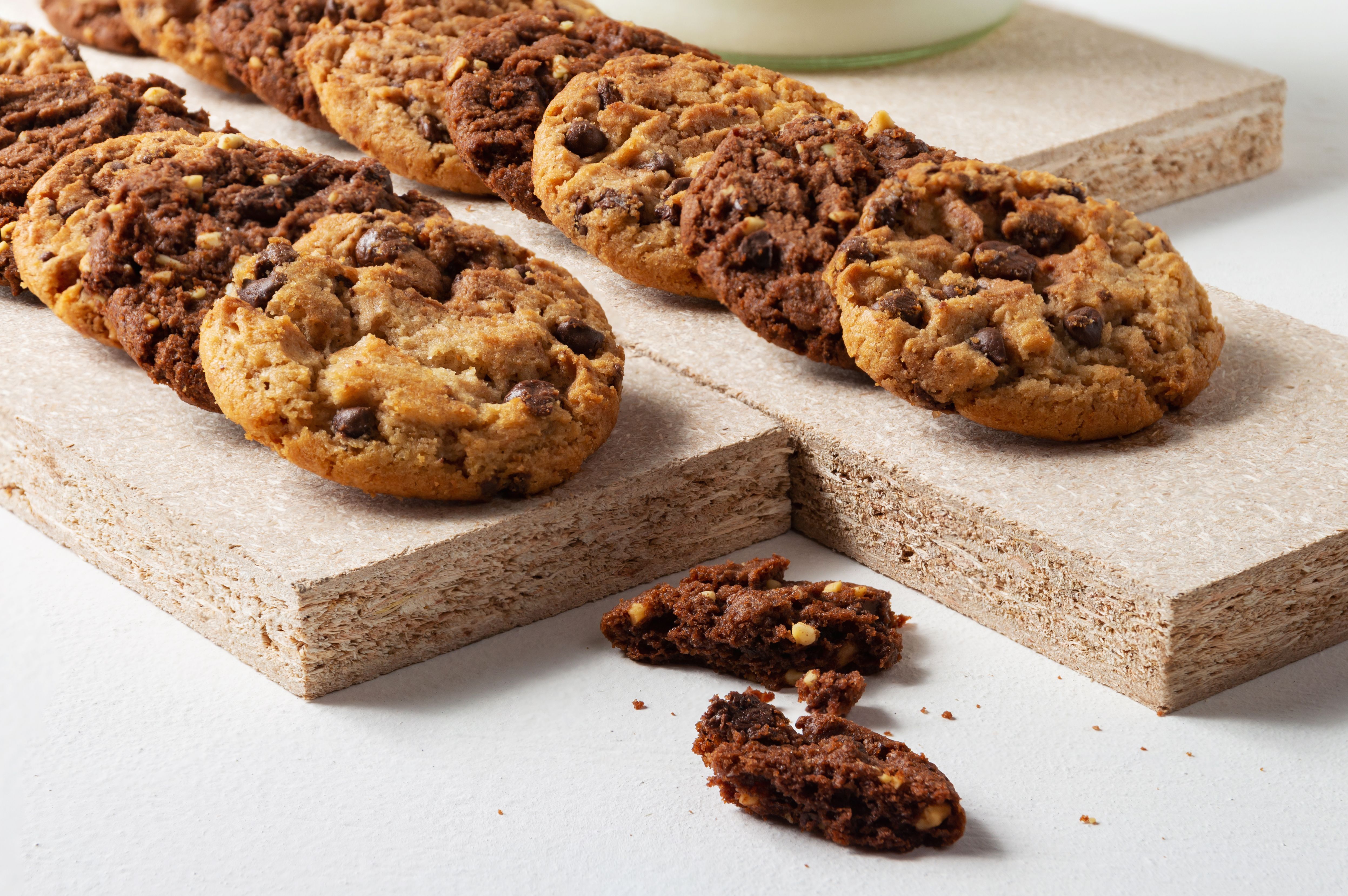 Cinnamon Cookies with a Chocolate Ganache