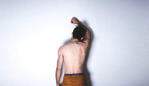 Free stock photo of back, man, shirtless Stock Photo