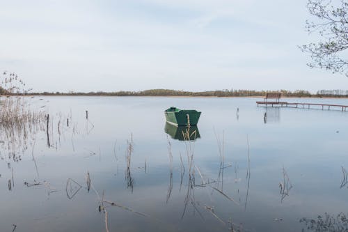 Gratis lagerfoto af båd, forår, hytte