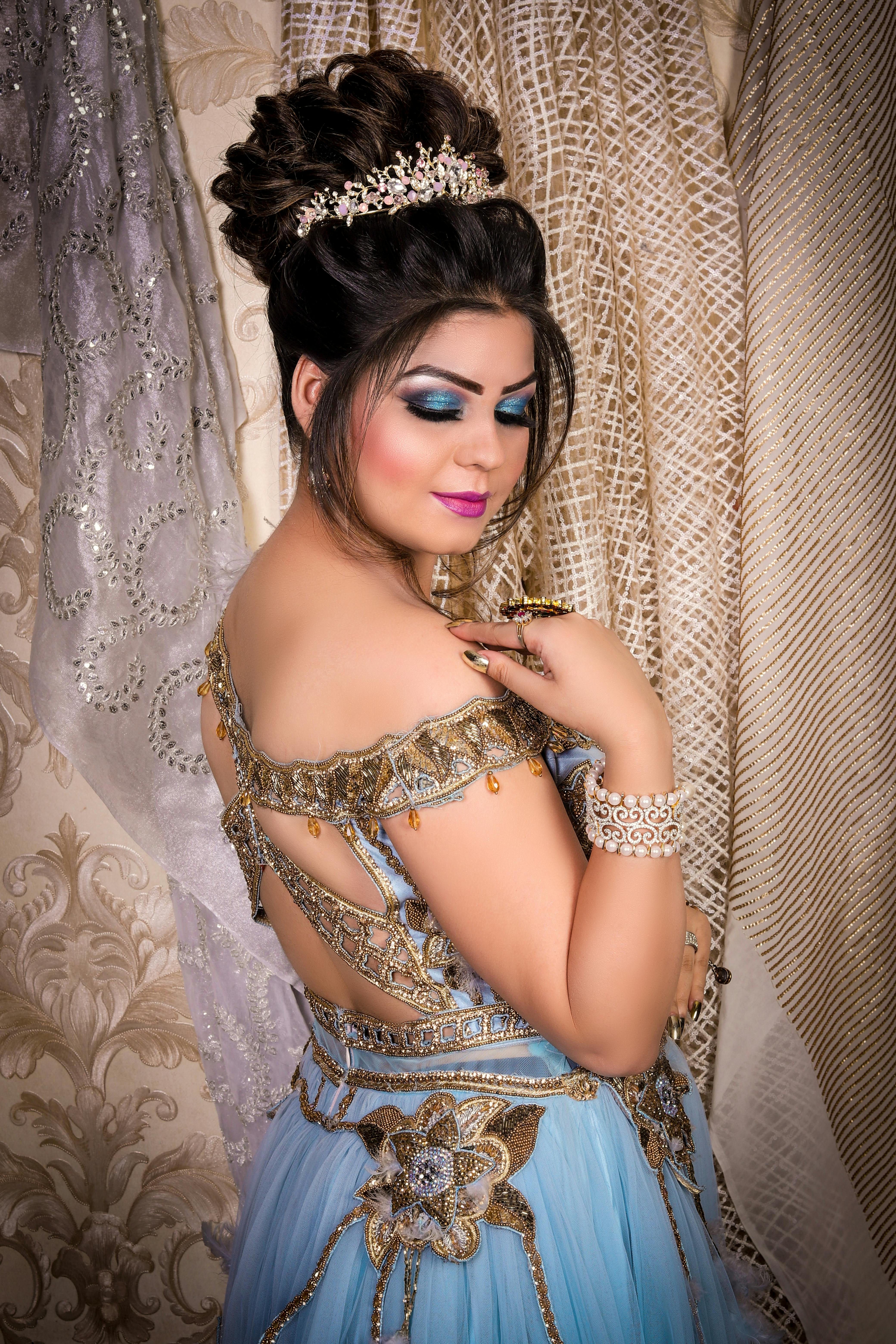 Free stock photo of eye makeup