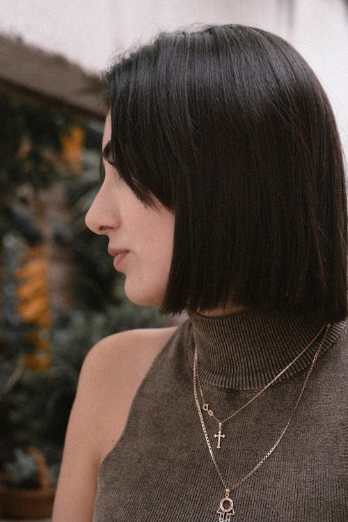 Free stock photo of accessories, black hair, coffee