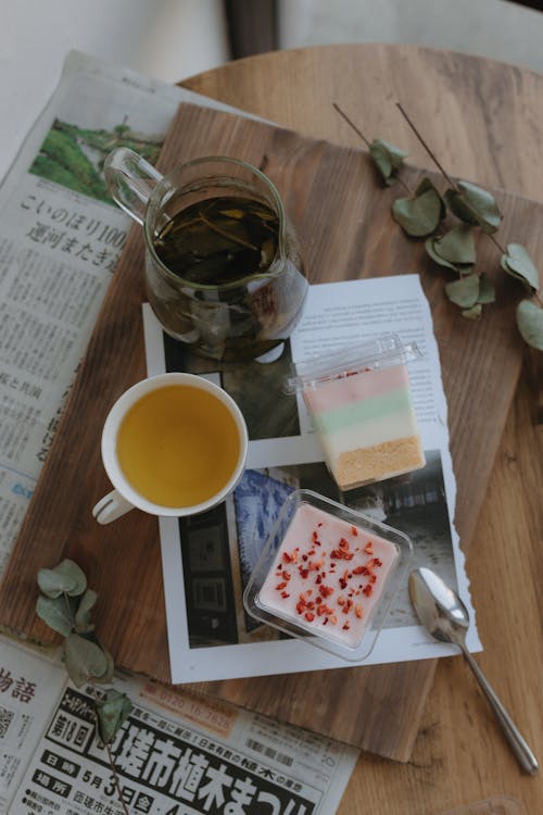 Fotobanka s bezplatnými fotkami na tému čaj, denník, ingrediencie
