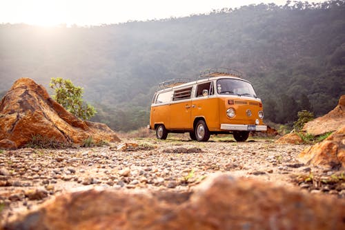 Free Low Angle Photo of Volkswagen Kombi Stock Photo