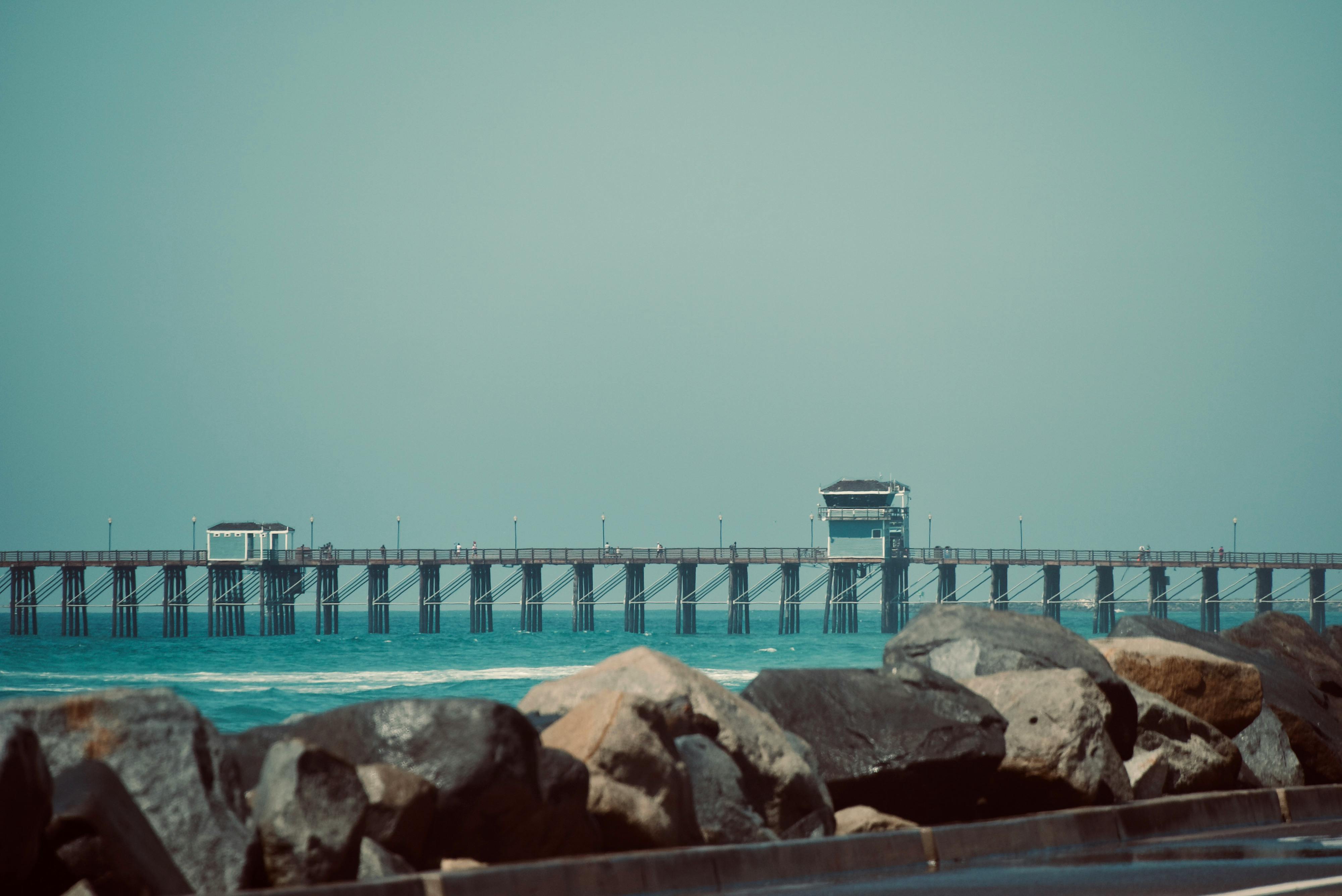 Kostenlos Kostenloses Stock Foto zu architektur, blaues meer, dock Stock-Foto