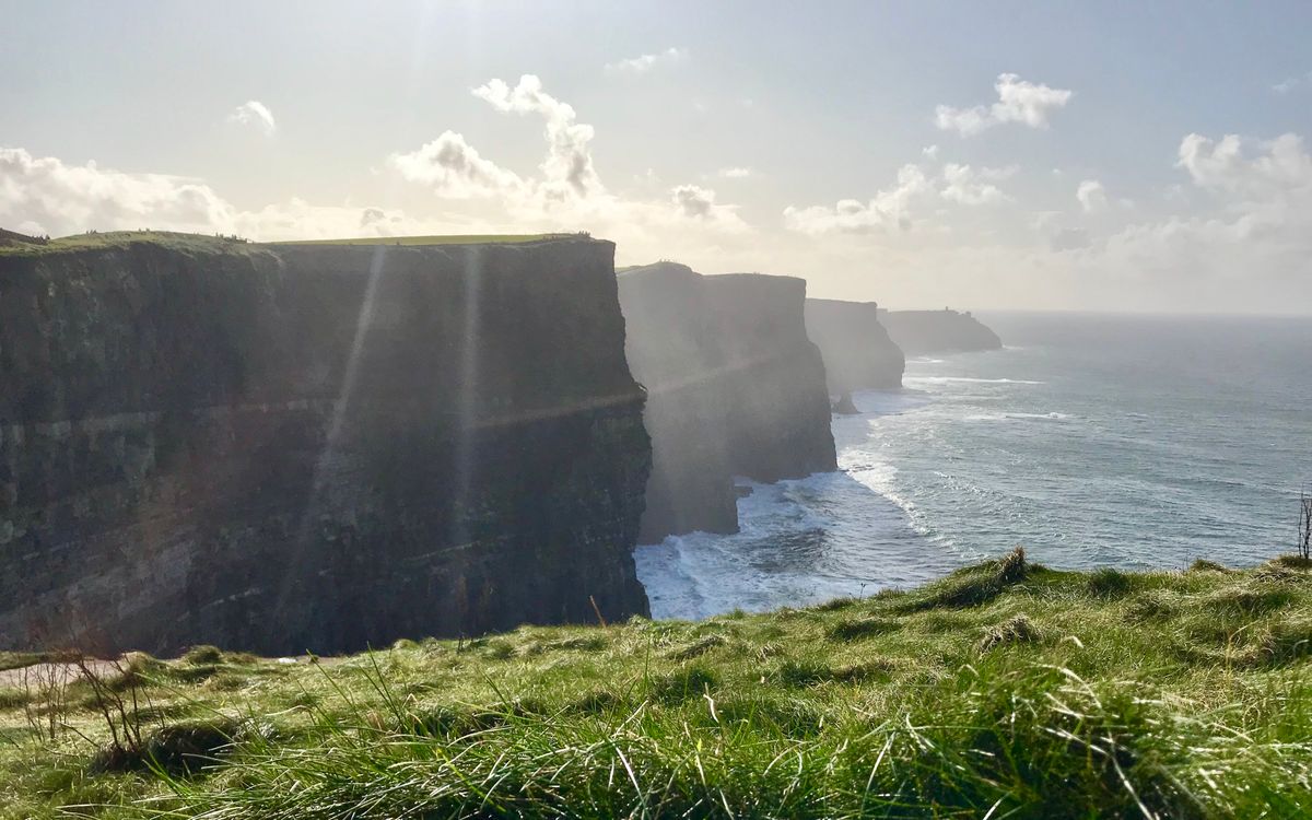 The Cliffs of Moher above the Atlantic