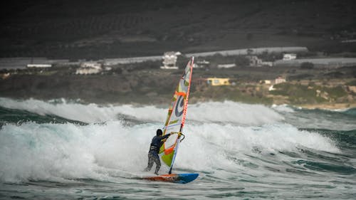 Free stock photo of windsurfing Stock Photo