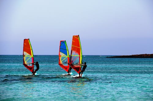 Free stock photo of windsurfing Stock Photo