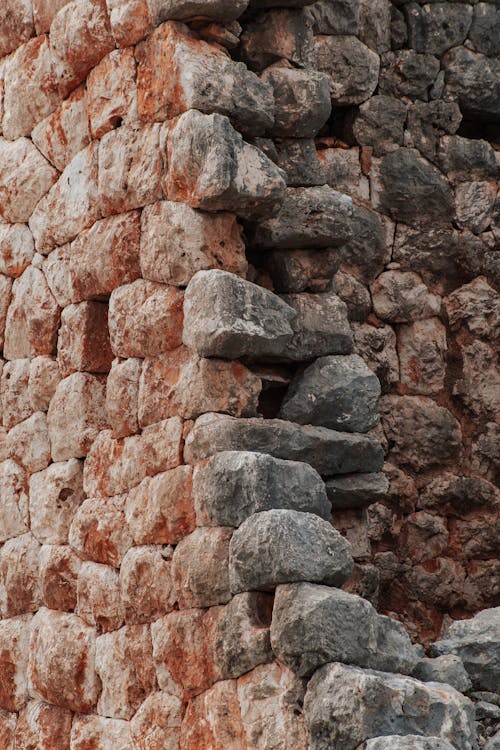 Details on a stone wall
