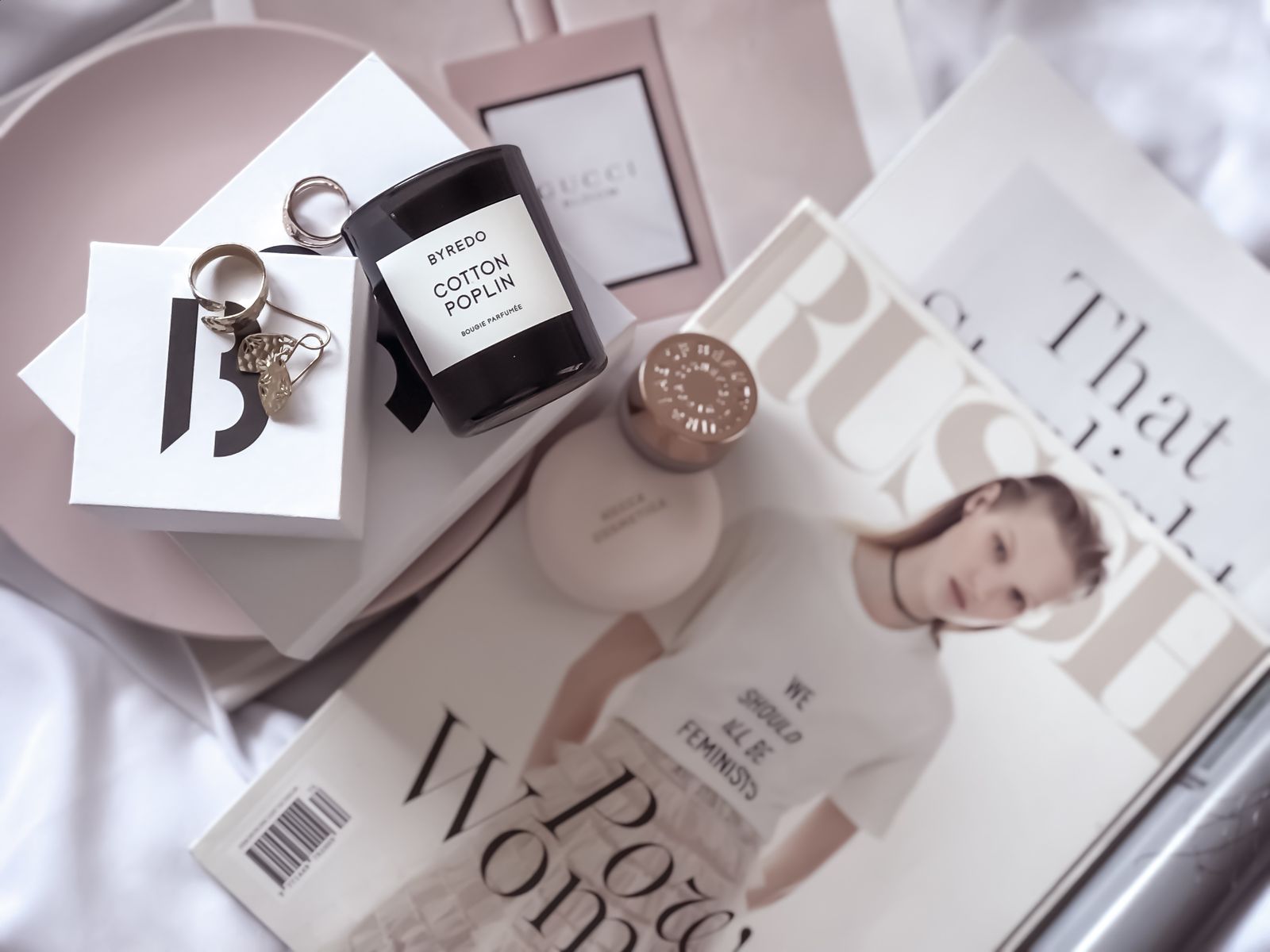curated home products worth buying this fall arranged on a shelf