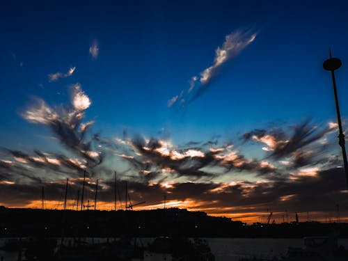 Free stock photo of marina, port, sunset