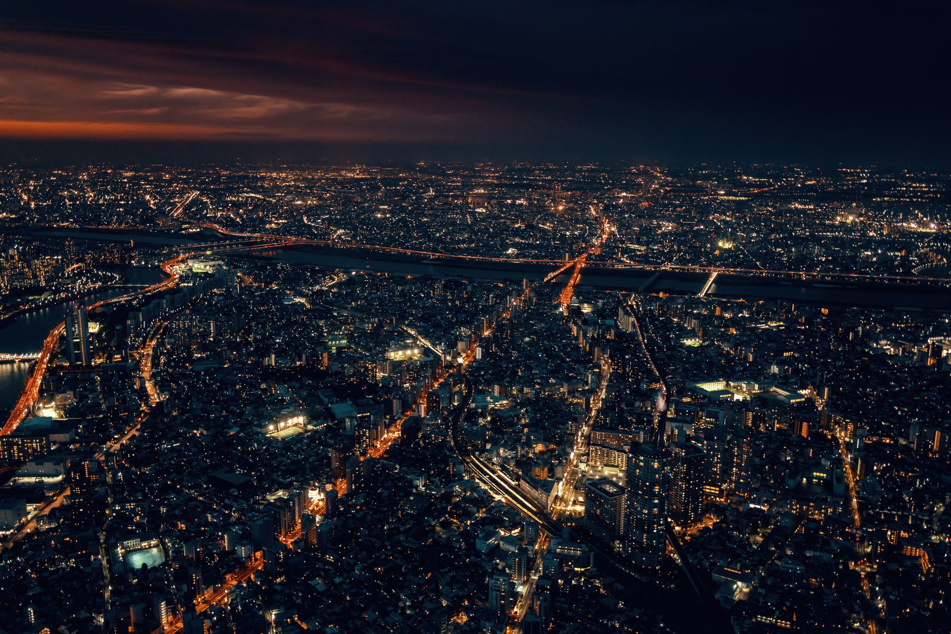 日本の夜景