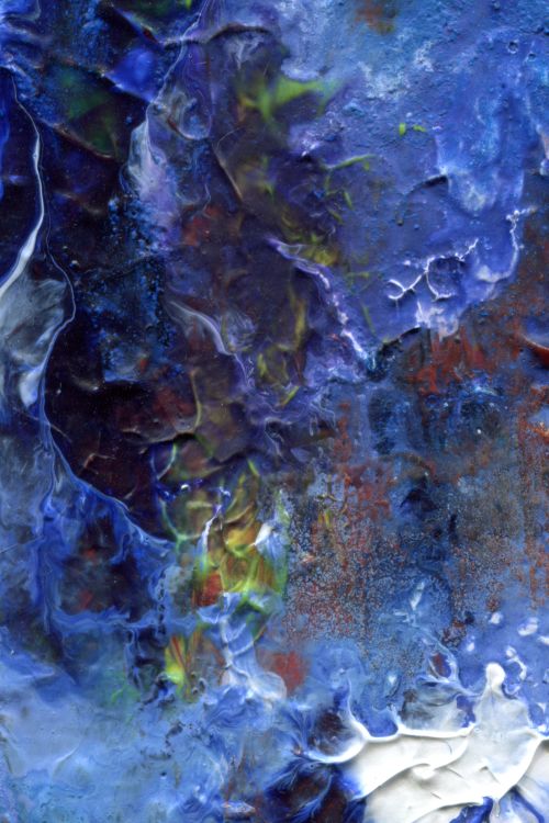 Free Colorful abstract art with blue and green textures, showcasing intricate patterns and vibrant hues. Stock Photo
