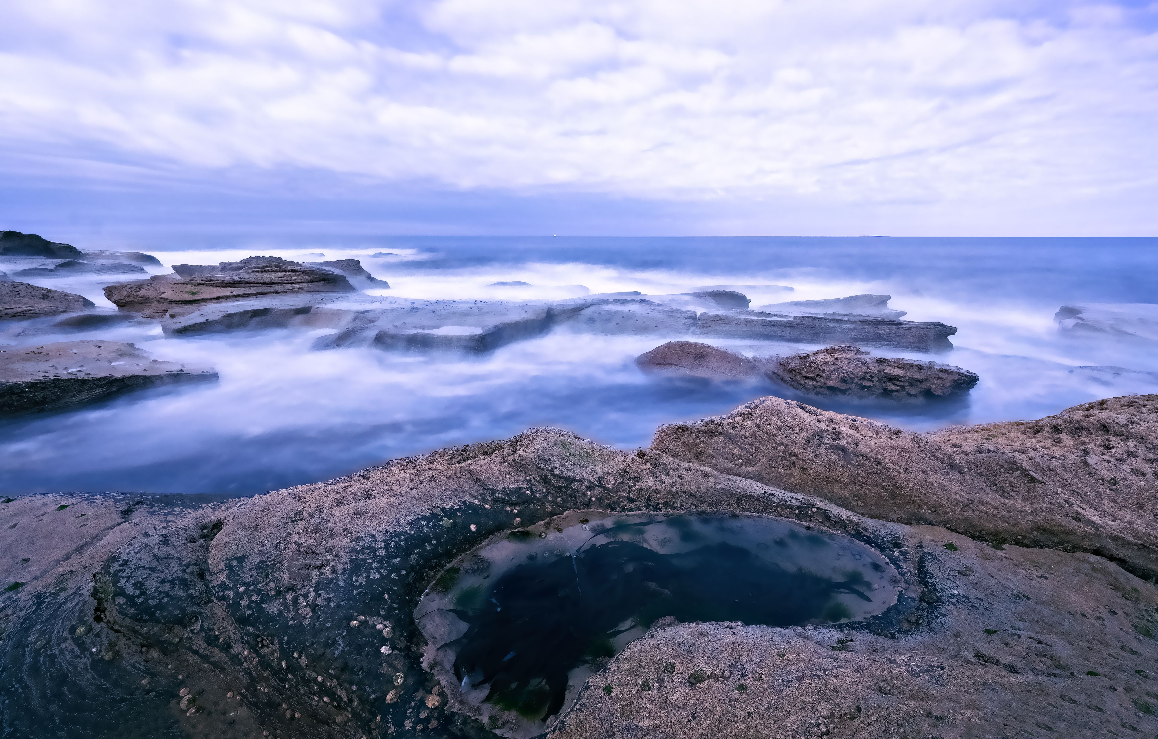 Rugged Rocks of the Ocean Shore · Free Stock Photo