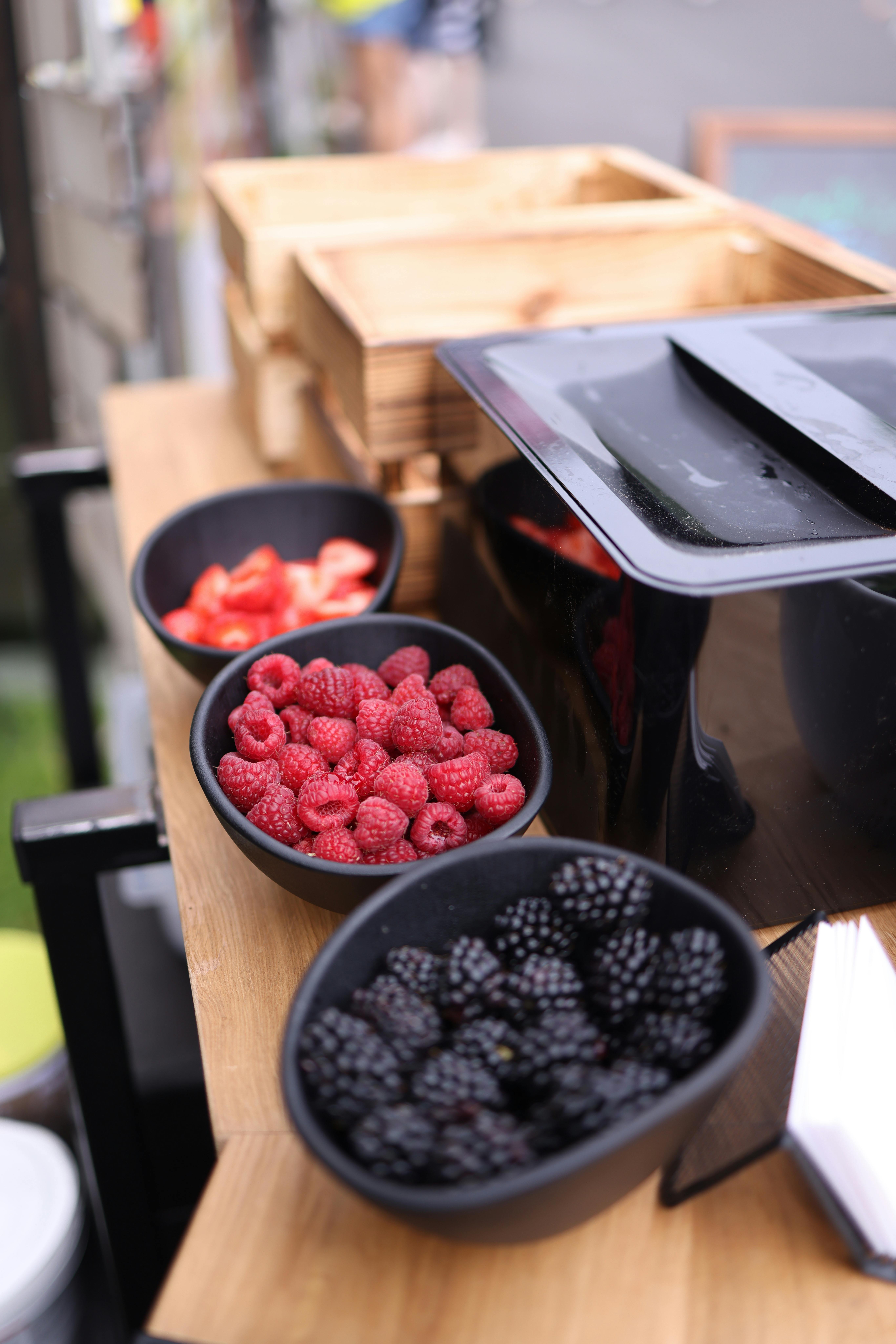 Blackberries And Raspberries In Home Gardens