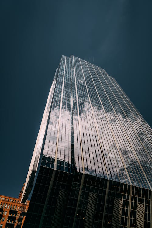 Free Low-Angle Photography of High-Rise Building Stock Photo