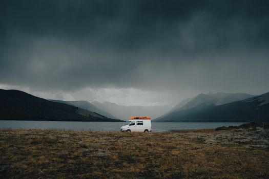 self-contained campervan