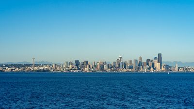 Washington state skyline near Bothell