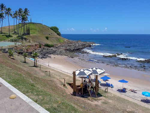 Free stock photo of beach, blue sky, christ Stock Photo