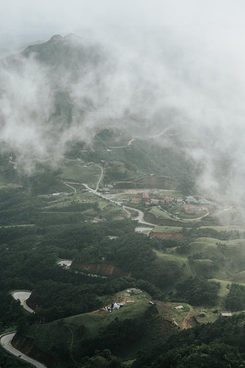 天氣, 山丘, 山谷 的 免费素材图片