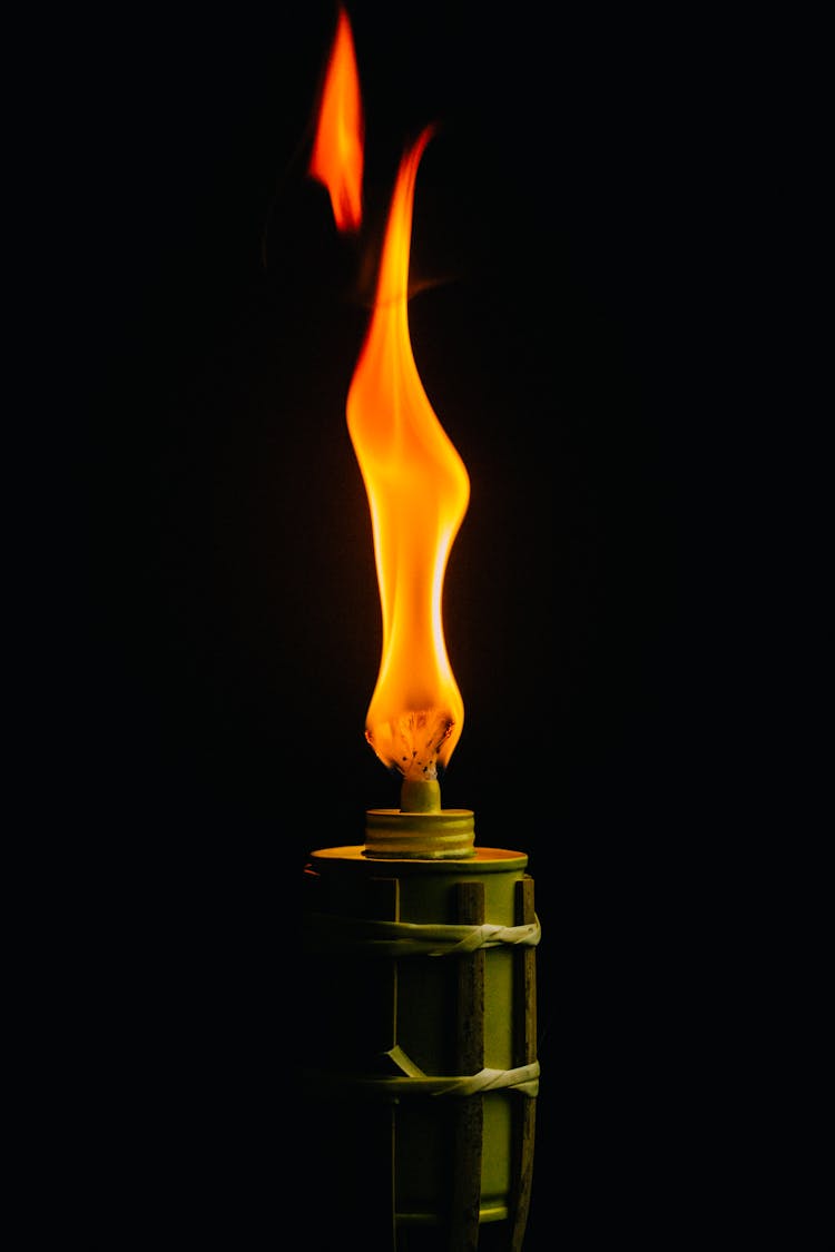 Green Lit Torch