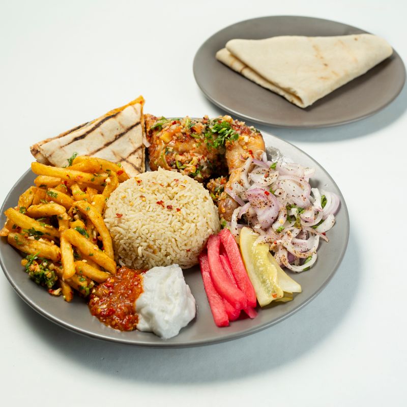 Moroccan-Spiced Chicken Shawarma with Apricot Glaze