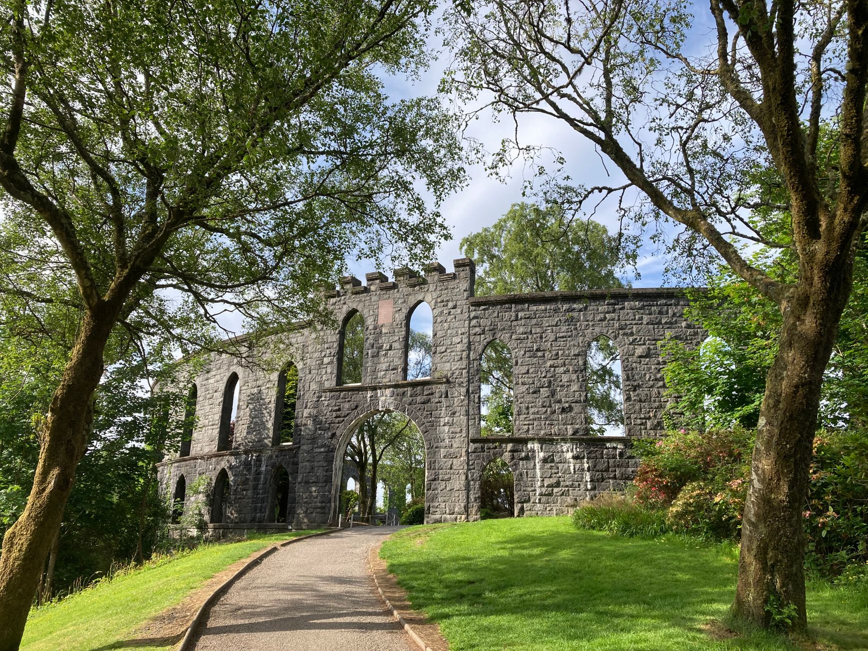 mccaig tower oban scotland hill folly victorian colosseum view bay