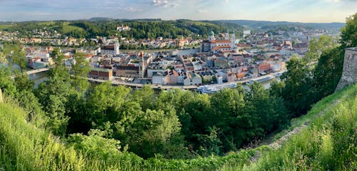 Passau City - view from the mountain