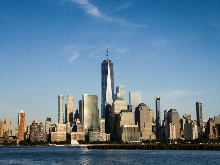 Coastline Of Manhattan In New York