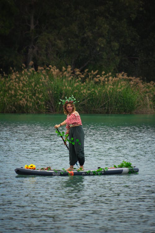 Foto stok gratis air, anak, danau