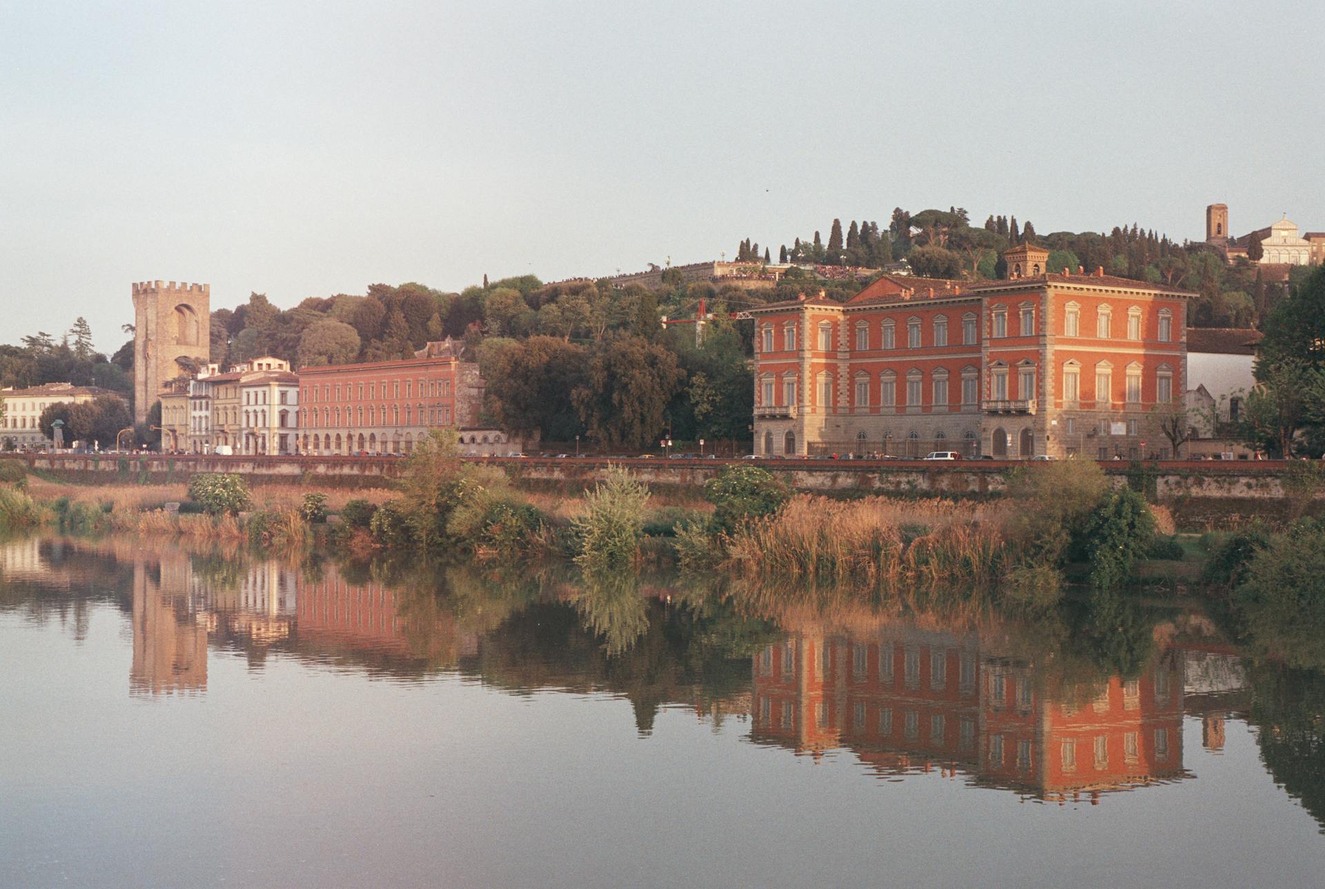 River and Buildings in Florence