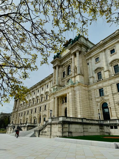 Free Stunning architecture of Hofburg Palace in Vienna under a clear sky. Stock Photo
