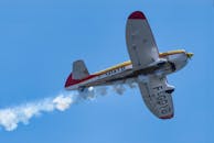 Bottom of a Flying Small Plane