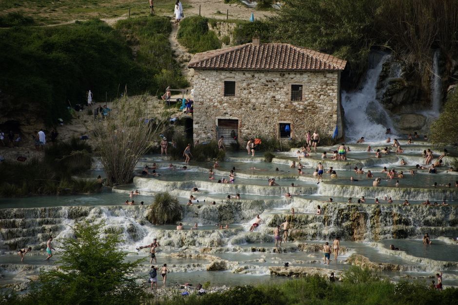 Terme di Saturnia (Cascate del Mulino), Tuscany, Italy