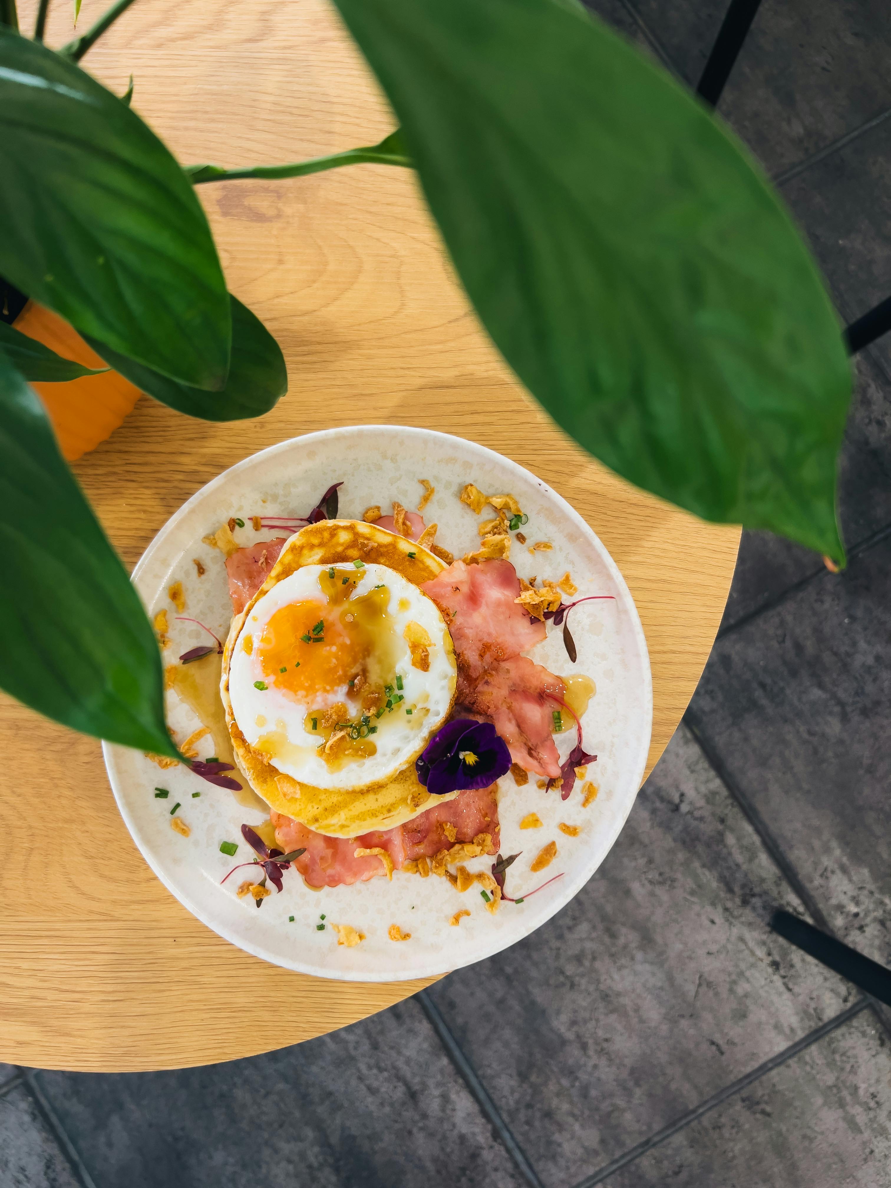 Pancake and Bacon Platter