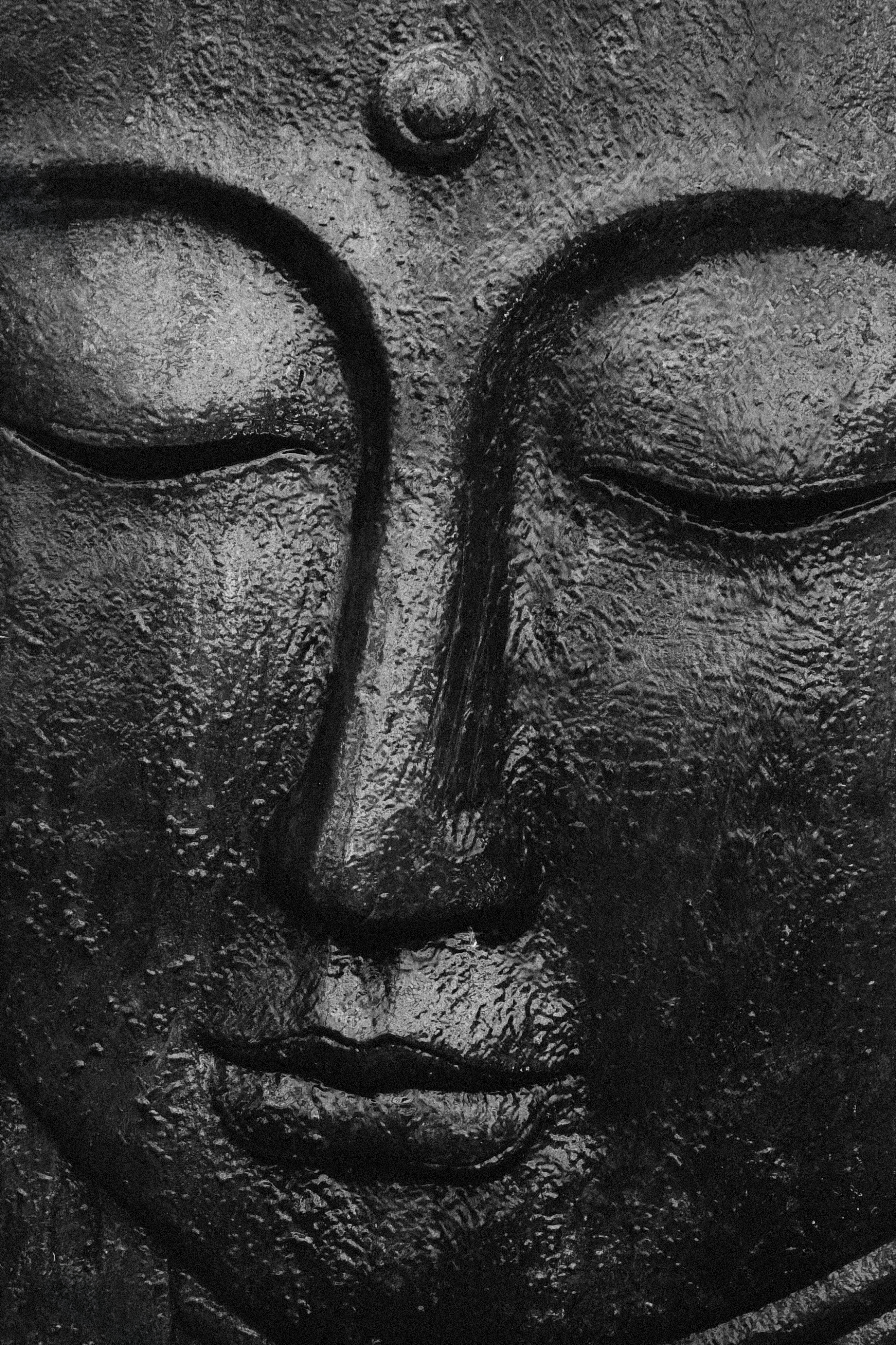 Gratuit Tête Sculptée Avec Les Yeux Fermés Photos