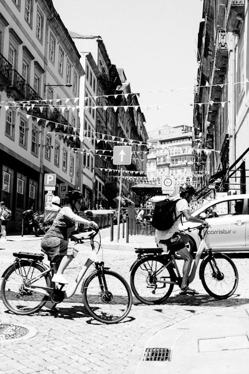 Gratis lagerfoto af årgang, by, cykel