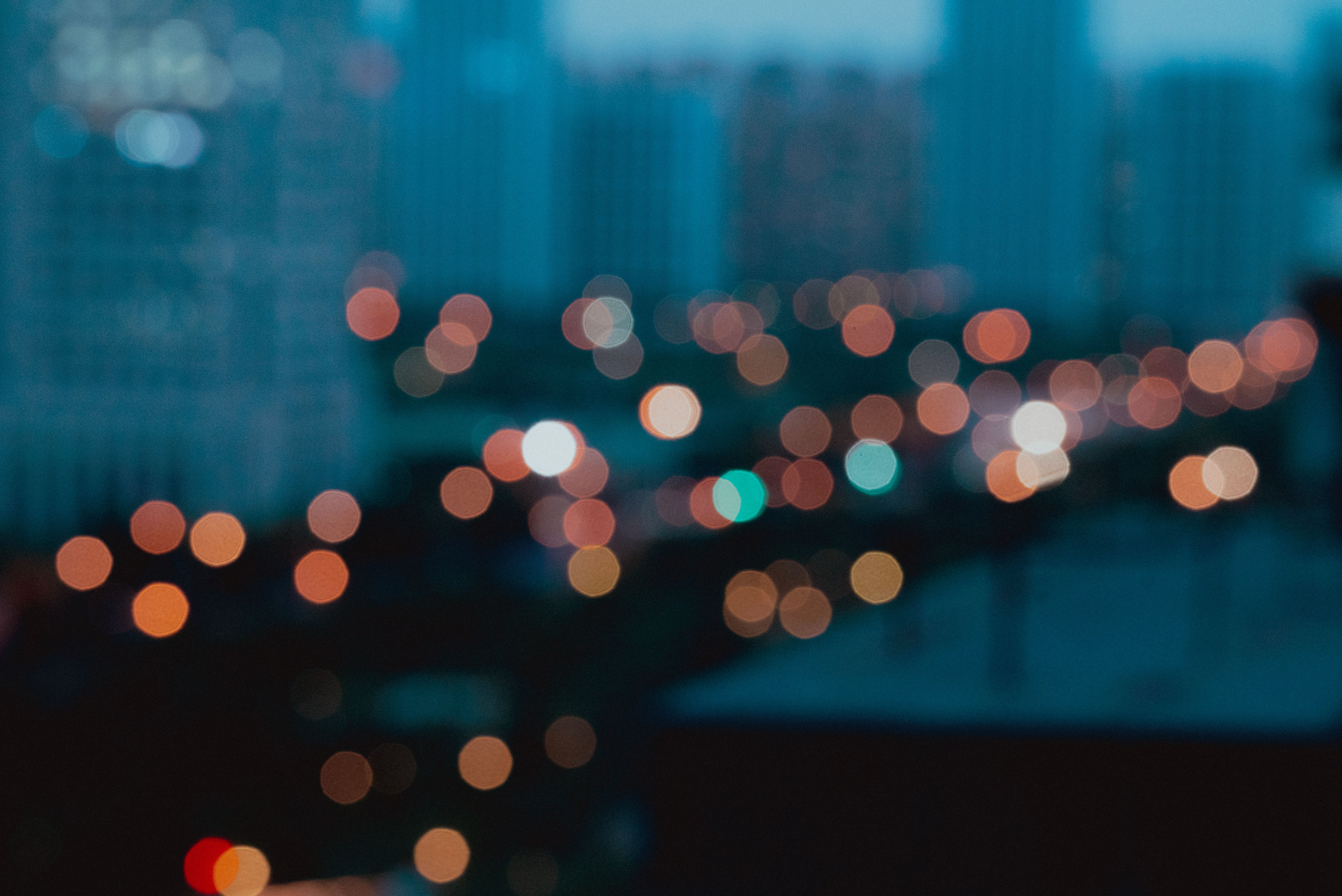 Blurred Photo of City Lights · Free Stock Photo