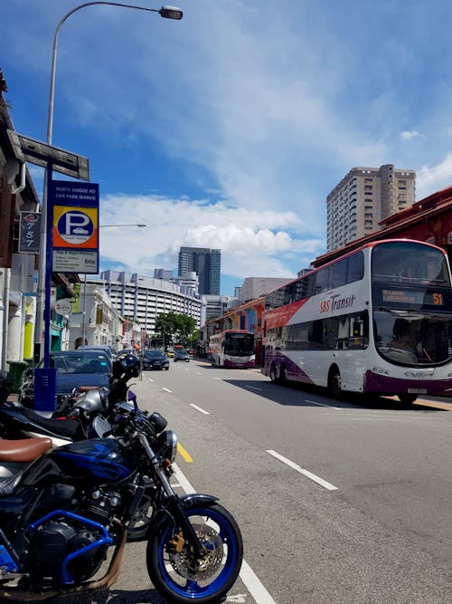Immagine gratuita di città, macchina di strada, singapore