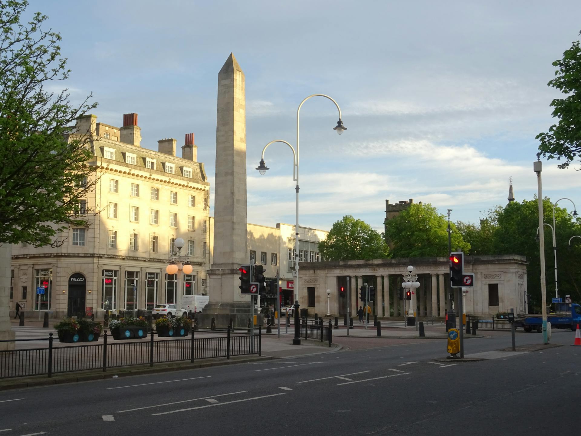 Southport War Memorial in London Square, Southport, England