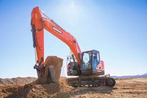 Free stock photo of baseball mound, bobcat, construction machinery