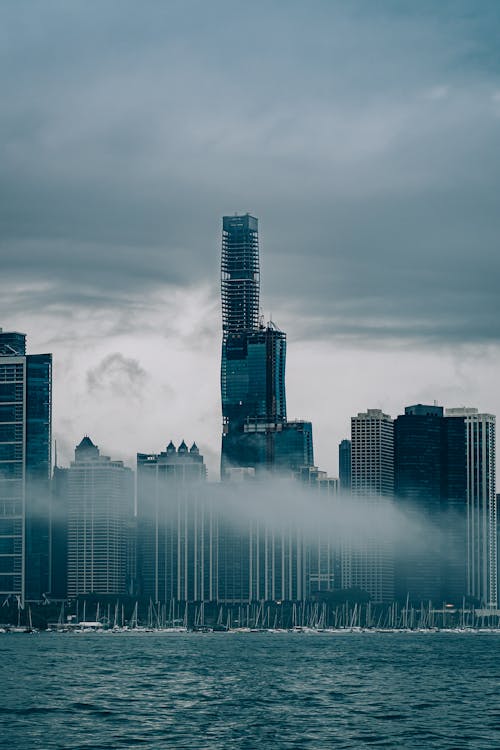 Fotografia Do Horizonte De Edifícios Altos