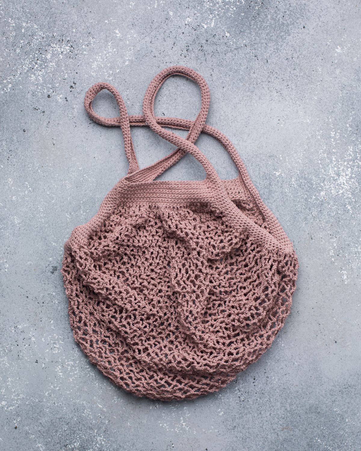 Blush Market Mesh Bag