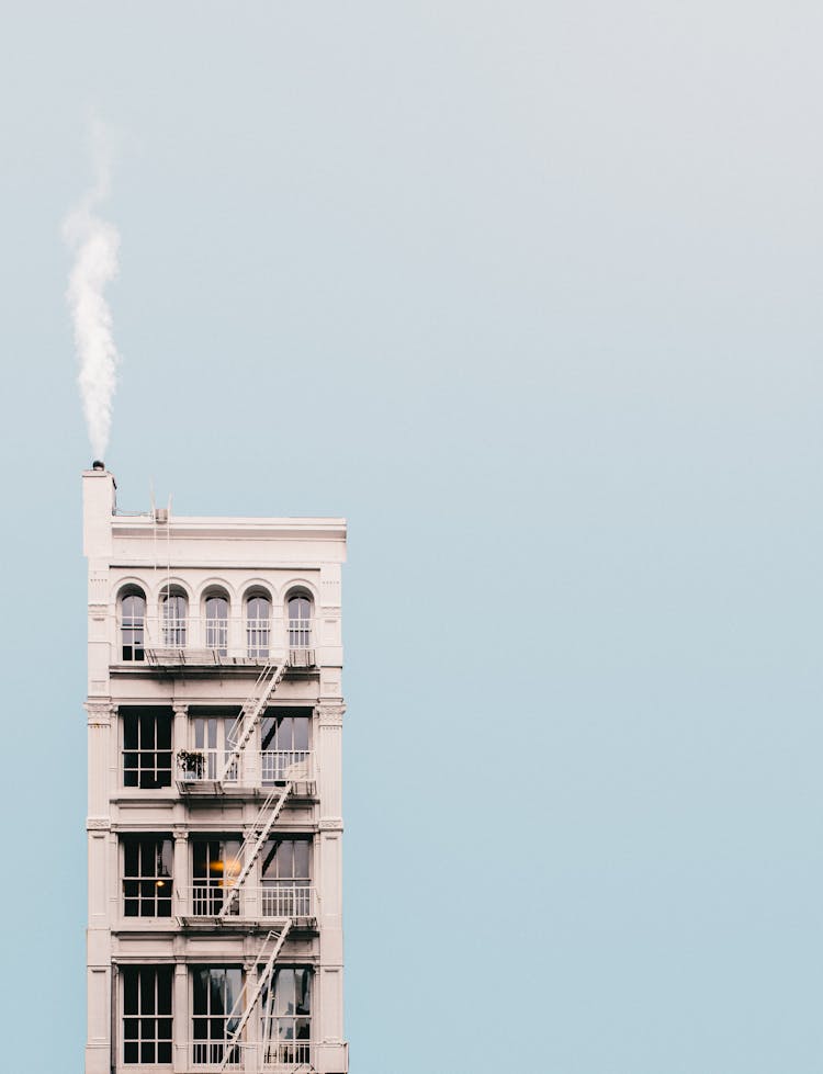 White Concrete Building