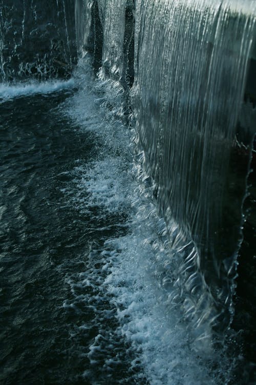Foto d'estoc gratuïta de abstracte, aigua, cascada
