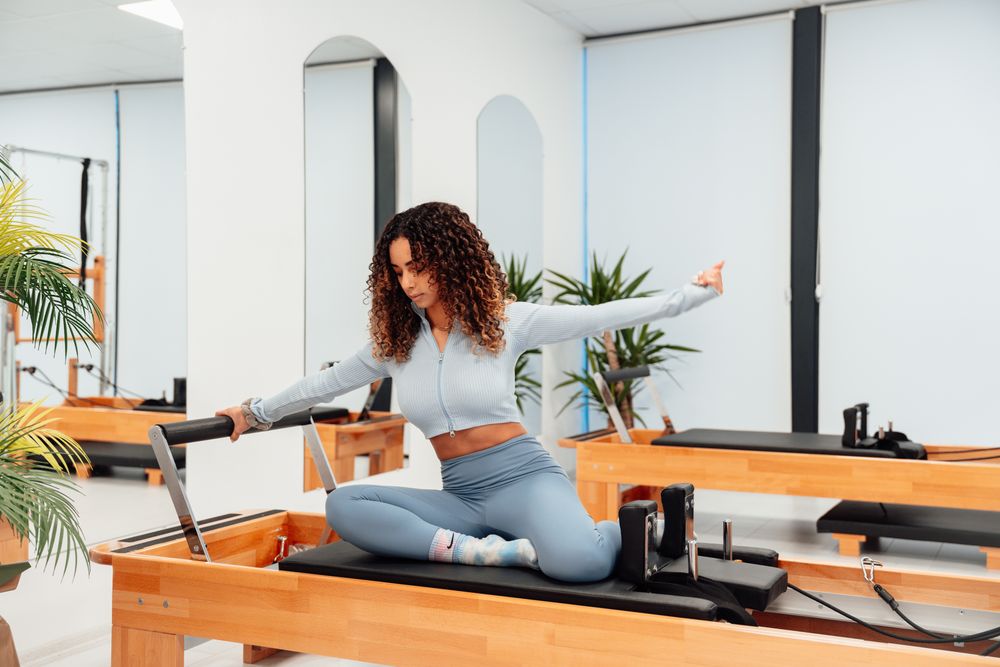 Birebir reformer Pilates çalışma alanı