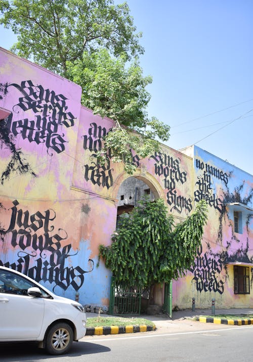 Fotobanka s bezplatnými fotkami na tému Dillí, fotografia ulice, graffiti
