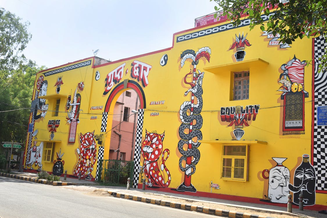Ilmainen kuvapankkikuva tunnisteilla delhi, graffiti, Intia