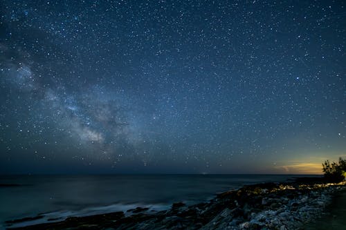 Kostenloses Stock Foto zu astronomie, klarer himmel, küste