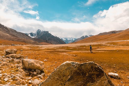 探索巴基斯坦广阔而风景优美的山峰景观
